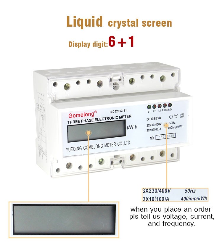 3 Phase Remote Smart Watt Meter