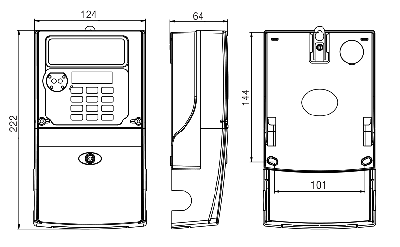 Keypad STS Prepaid Smart Energy Meter