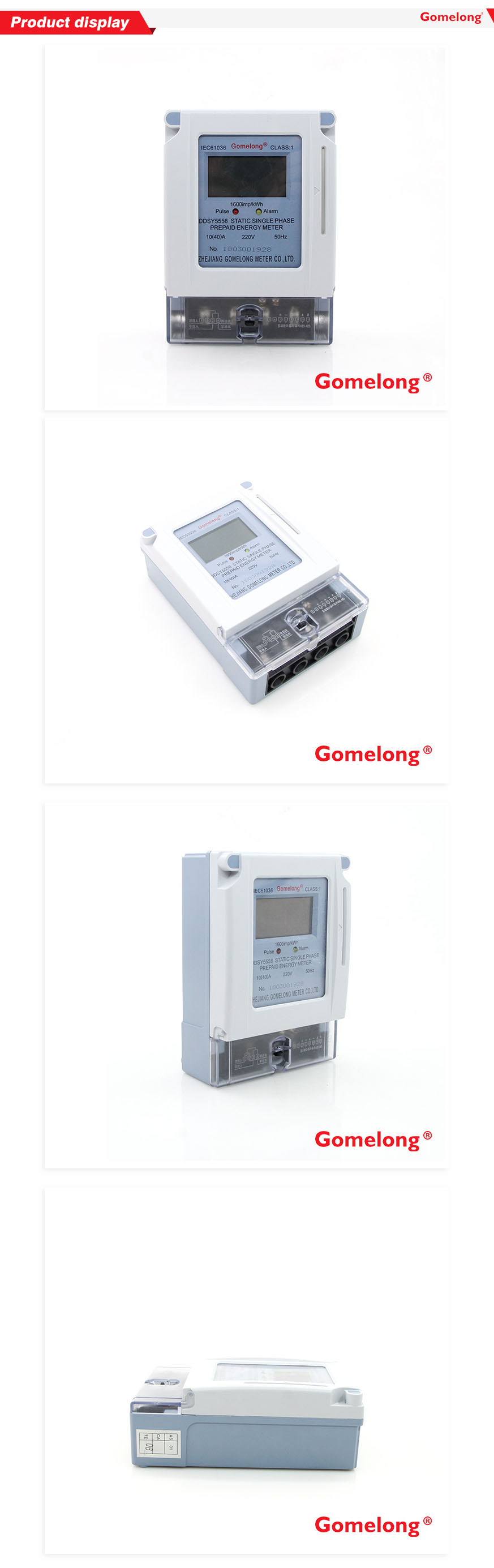 Single Phase Three Phase Prepaid Kwh Meter