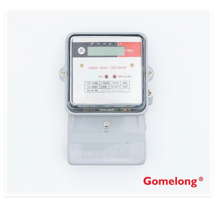 Single Phase Two Wire Register Energy Meter