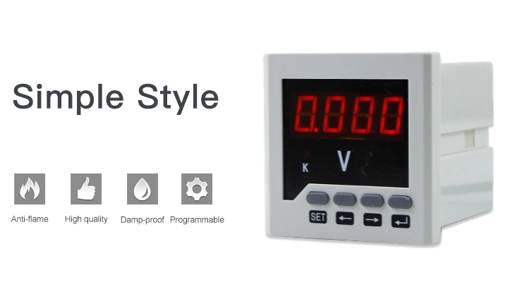 Single Phase Smart Modbus Digital Ammeter With RS485